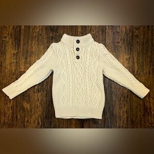Toddler boy cable knit sweater 3T Baby Gap